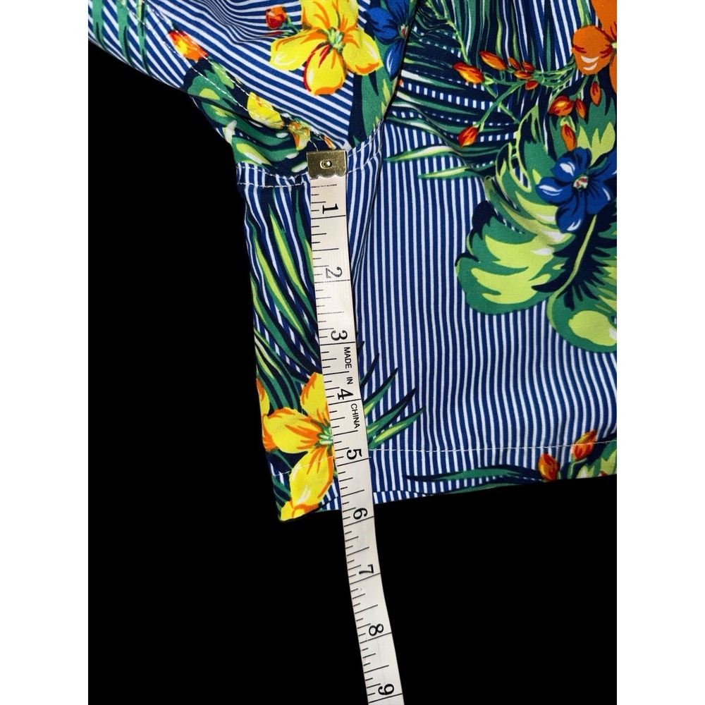 Polo Ralph Lauren Mens Size‎ Large Floral Hawaiian Print Swim Trunks Traveler - Picture 9 of 10